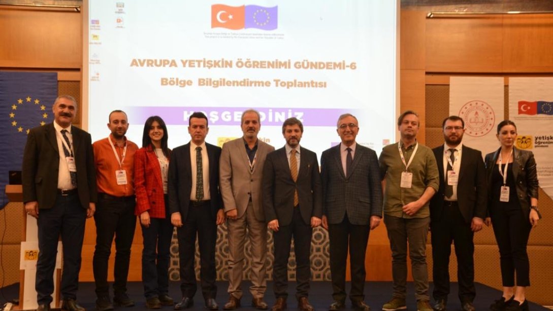 Avrupa Yetişkin Öğrenimi Gündemi-6 Projesi'nin Bölge Toplantısı Yapıldı